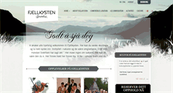 Desktop Screenshot of fjellkysten.no